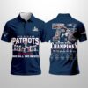 Patriots 7X SBowl Champions 2026 Polo Shirt