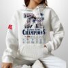 Patriots 7X SBowl Champions 2026 Waffle Hoodie 2
