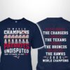 Patriots 7x World Champions Undisputed 2025 Two-Sided Shirt