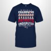 Patriots 7x World Champions Undisputed 2025 Two Sided Shirt 2