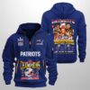 Patriots Seven-Times SBowl Champions 25-26 Quarter Zip Hoodie