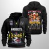 Patriots Seven Times SBowl Champions 25 26 Quarter Zip Hoodie 2