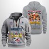 Patriots Seven Times SBowl Champions 25 26 Quarter Zip Hoodie 4