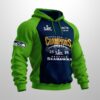 Personalized Seahawks 25-26 Super Bowl LX Champions Hoodie