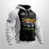 Personalized Seahawks 25 26 Super Bowl LX Champions Hoodie 3