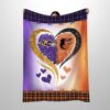 Ravens x Orioles Heart Blanket