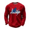 Retro Cat Anti ICE Waffle Sweatshirt 5
