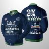 Seahawks 2025 2X SB LX Champions USA 250 Baseball Jacket