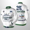 Seahawks 2025 2X SB LX Champions USA 250 Baseball Jacket 2