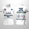 Seahawks 2025 2X SB LX Champions USA 250 Polo Shirt 2