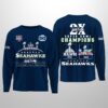 Seahawks 2025 2X SB LX Champions USA 250 Sweatshirt