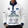 Seahawks 2025 2X SB LX Champions USA 250 Unisex Western Style Sweater With Buckles 2