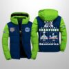 Seahawks 2025 2X SB LX Champions USA 250 Winter Down Jacket