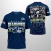 Seahawks 2025 Bowl LX Champions Shirt