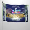 Seahawks 2025 Two-Time SB LX Champions Flag