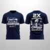 Seahawks 2026 2X Super Bowl Champions Shirt 2