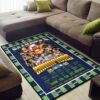Seahawks 25 26 SBowl LX Champions Rectangular Rug 2