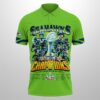 Seahawks 25 26 Super Bowl LX Champions Polo Shirt 4