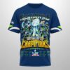 Seahawks 25-26 Super Bowl LX Champions Shirt