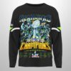 Seahawks 25 26 Super Bowl LX Champions Sweatshirt 2