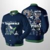 Seahawks 2X SBowl Champions 2026 Baseball Jacket