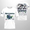 Seahawks 2X SBowl Champions 2026 Shirt 2