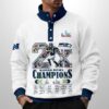 Seahawks 2X SBowl Champions 2026 Unisex Western Style Sweater With Buckles 2