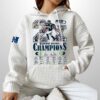 Seahawks 2X SBowl Champions 2026 Waffle Hoodie 2