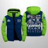 Seahawks 2X SBowl Champions 2026 Winter Down Jacket