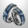 Seahawks SB LX Champions 2025 Tungsten Ring