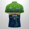 Seahawks SB LX Champions 2026 Gradient Polo Shirt 2