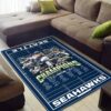 Seahawks SBowl LX Champions 2026 Rectangular Rug 2