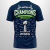 Seahawks Super Bowl LX 2026 Champions Signature Shirt 3