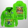 Seahawks Two Times SBowl LX Champions 2026 Hoodie Half Zipper 2
