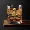 Seattle Football SB LX Champions 2026 Whiskey Glass 2