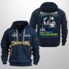 Seattle Football SB LX Champions 2026 Zip Hoodie