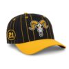 2026 Hartford Yard Goats Chivos Clemente Pinstripe Hat Giveaway 1
