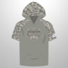2026 Hickory Crawdads Camo Short Sleeve Hoodie Giveaway 1