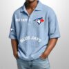 Blue Jays Est 1977 Waffle Polo Shirt 4