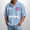 Cubs Est 1876 Waffle Polo Shirt 4