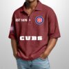 Cubs Est 1876 Waffle Polo Shirt 5