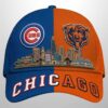 Cubs x Bears Skyline Stadium Classic Cap 1