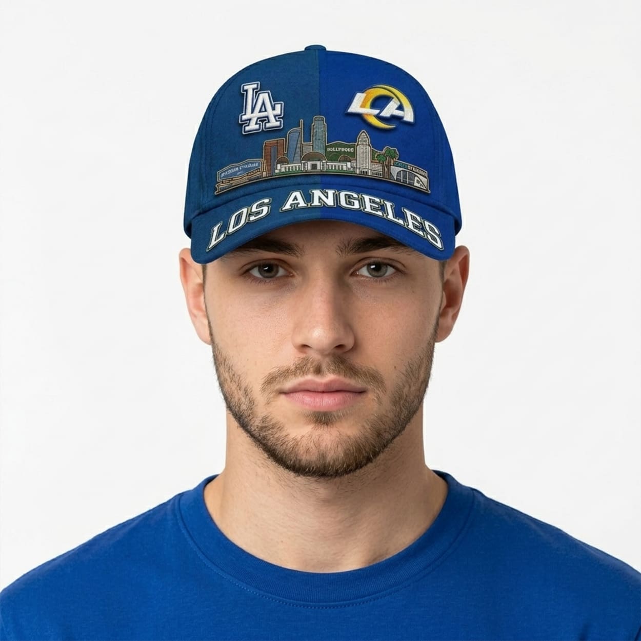 Dogers Rams Dodgers x Rams Skyline Stadium Classic Cap