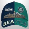 Seahawks x Mariners Skyline Stadium Classic Cap 1