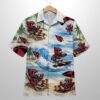 Arizona Mascot Beach Viber Button Up Hawaiian Shirt 1