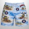 Astros Baseball Mascot Beach Viber Button Up Hawaiian Shirt 3