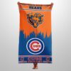 Bears x Cubs Beach Towel 1