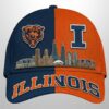 Bears x Fighting Illini Skyline Stadium Classic Cap 1