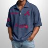 Braves Est 1871 Waffle Polo Shirt 3