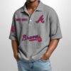 Braves Est 1871 Waffle Polo Shirt 5
